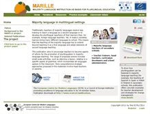 Tablet Screenshot of marille.ecml.at