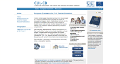 Desktop Screenshot of clil-cd.ecml.at