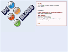 Tablet Screenshot of blogs.ecml.at
