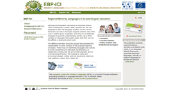 Desktop Screenshot of ebp-ici.ecml.at