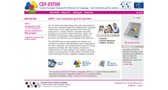 Desktop Screenshot of cefestim.ecml.at