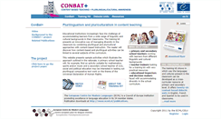 Desktop Screenshot of conbat.ecml.at
